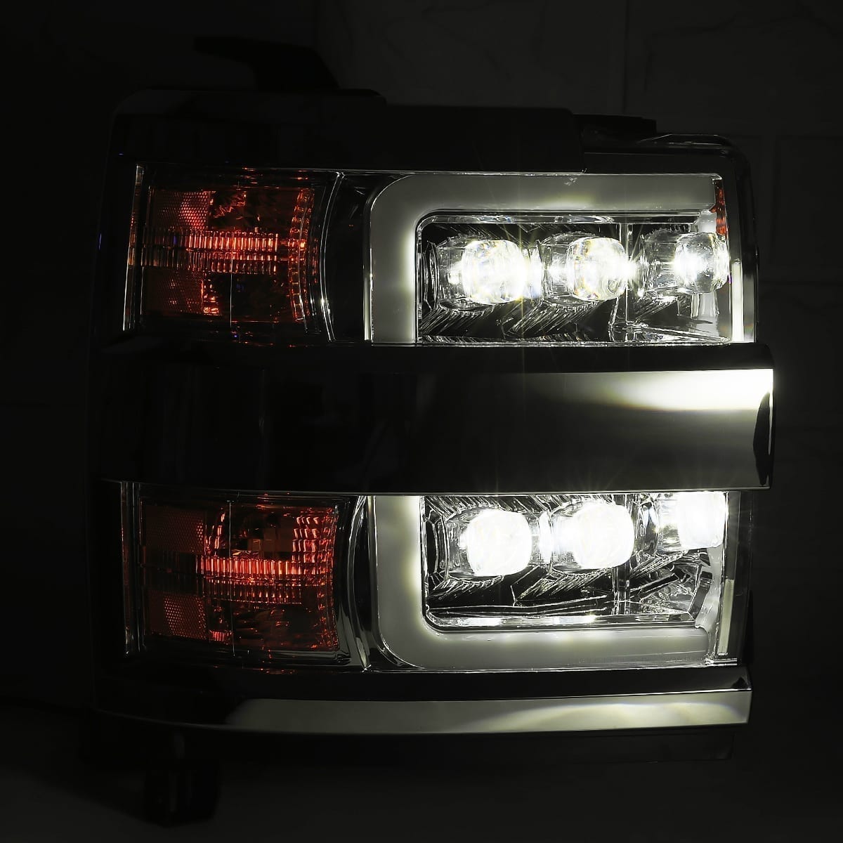 AlphaRex -LED Projector Headlights in Black