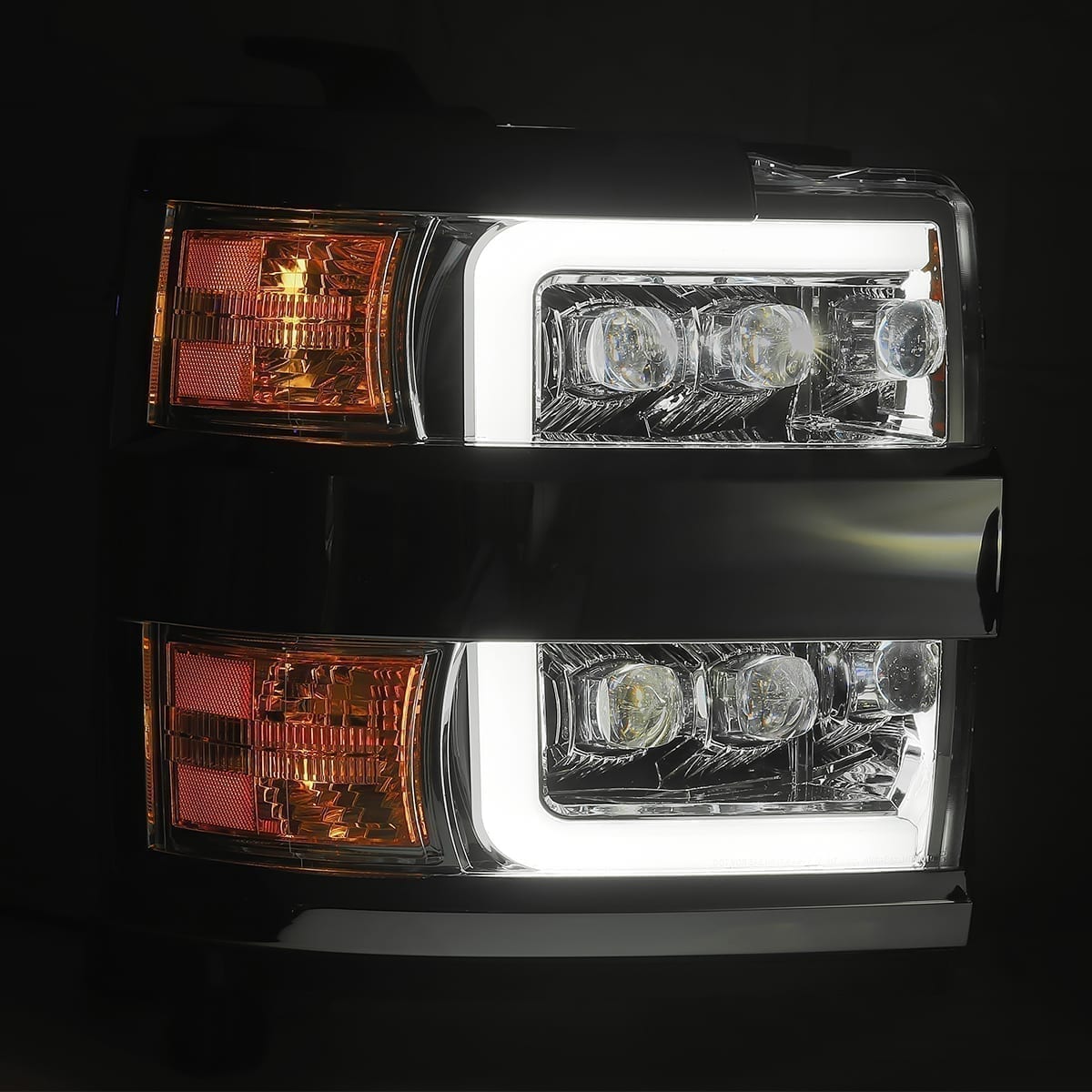 AlphaRex -LED Projector Headlights in Black
