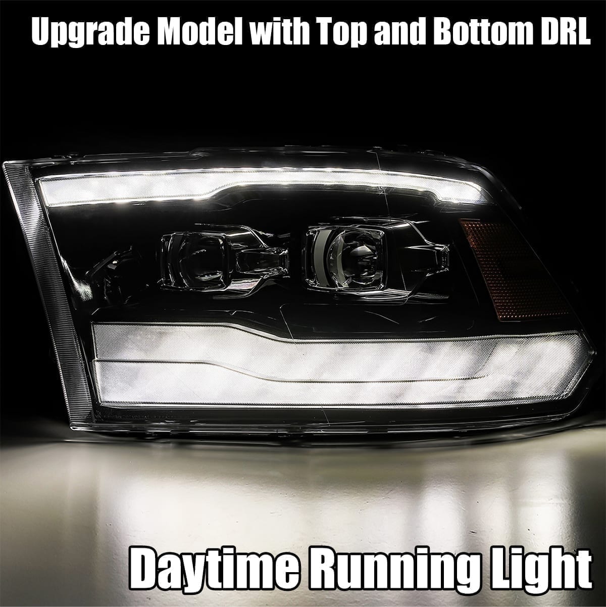 AlphaRex - LED Projector Headlights in Black