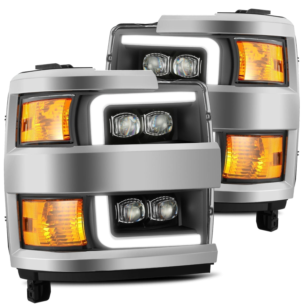 AlphaRex -LED Projector Headlights in Black