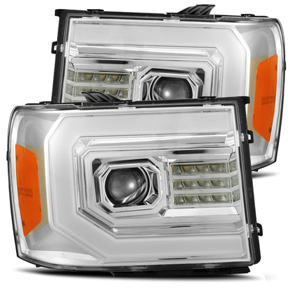 AlphaRex -LED Projector Headlights in Chrome