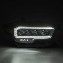 AlphaRex -LED Projector Headlights Plank Style Design Midnight Black