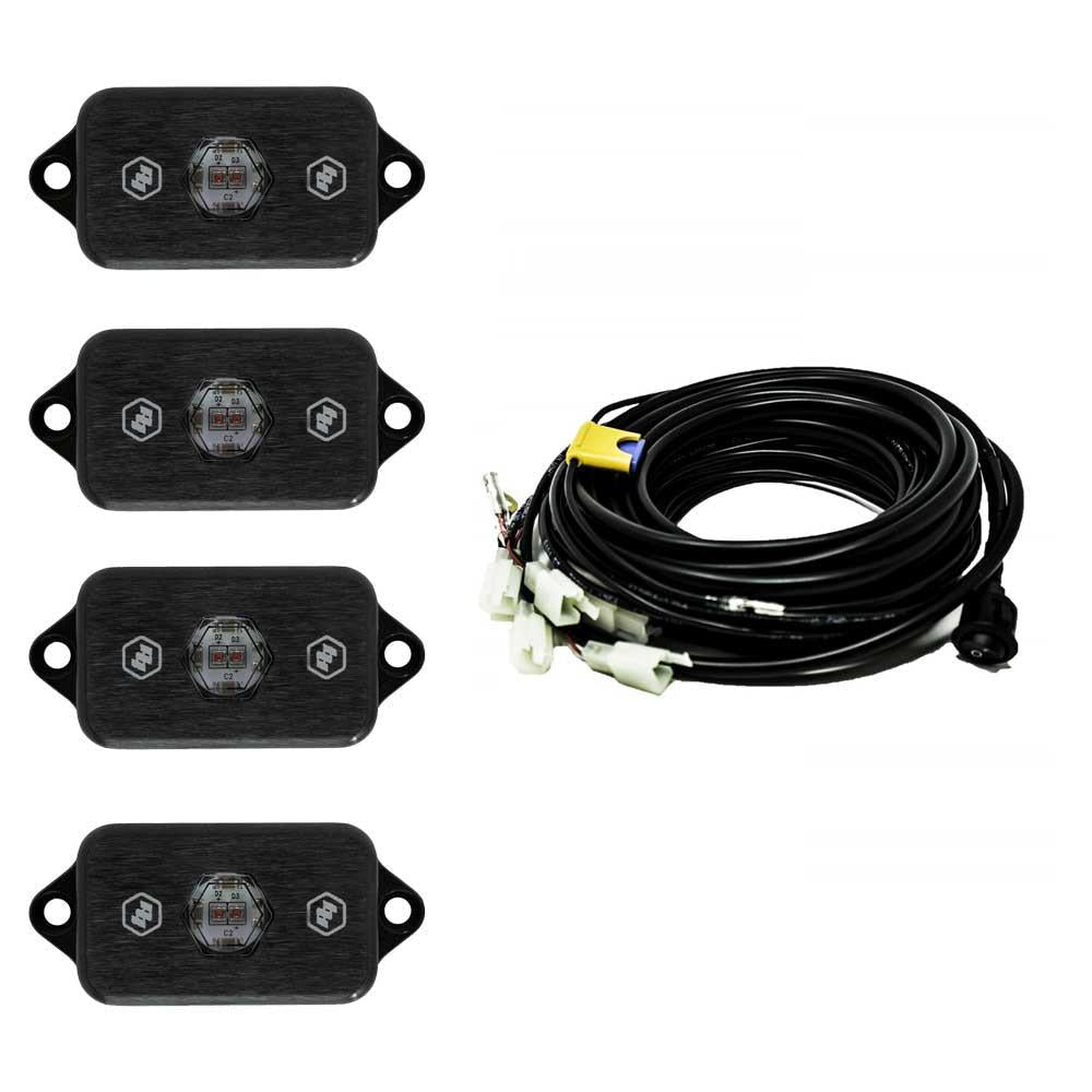 Baja Designs -LED Rock Light Kit (Red)