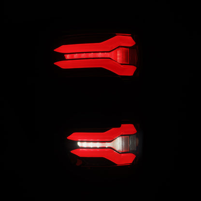 AlphaRex -LED Taillights Black-Red