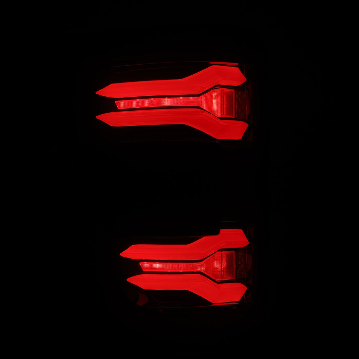 AlphaRex -LED Taillights Black-Red