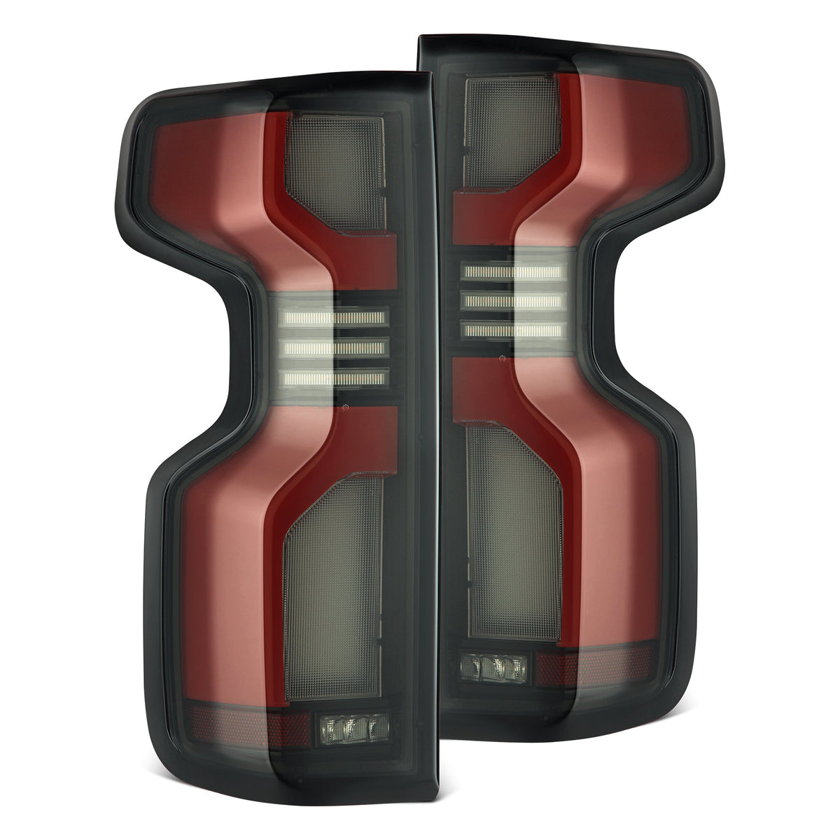 AlphaRex -LED Taillights Black Red