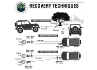 Overland Vehicle Systems / Up Down Air - Lightweight 41,000 LB Soft Shackle with Collar - 22" Storage Bag Included