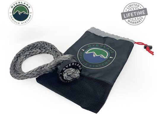 Lightweight 41,000 LB Soft Shackle with Collar - 22" Storage Bag Included