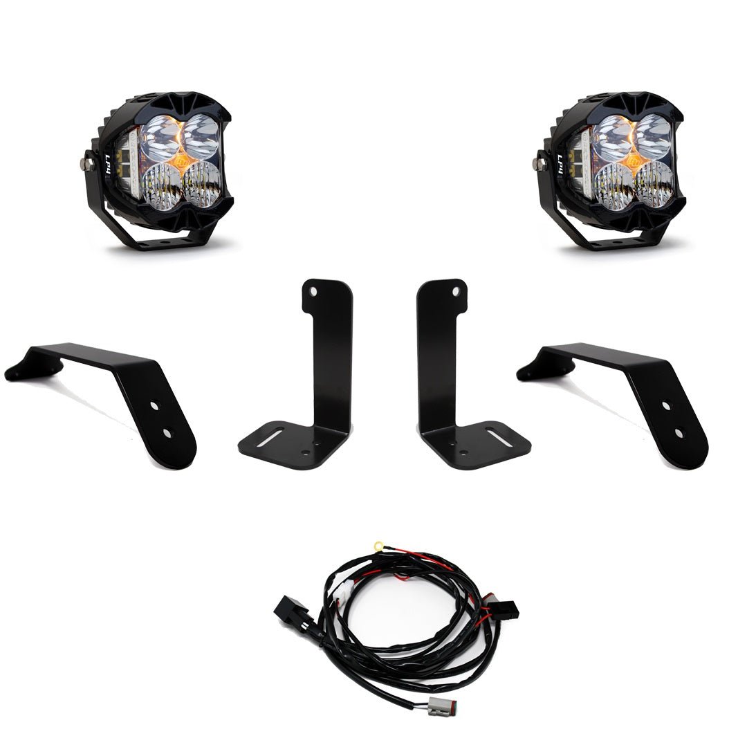 Baja Designs Jeep JL JT LP4 Pro Bumper Light Kit (clear - Driving/Combo)