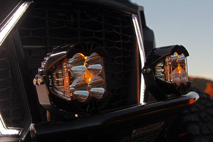 Baja Designs -LP4 Pro LED Light Pod Pair (Driving/Combo; Baja Amber)