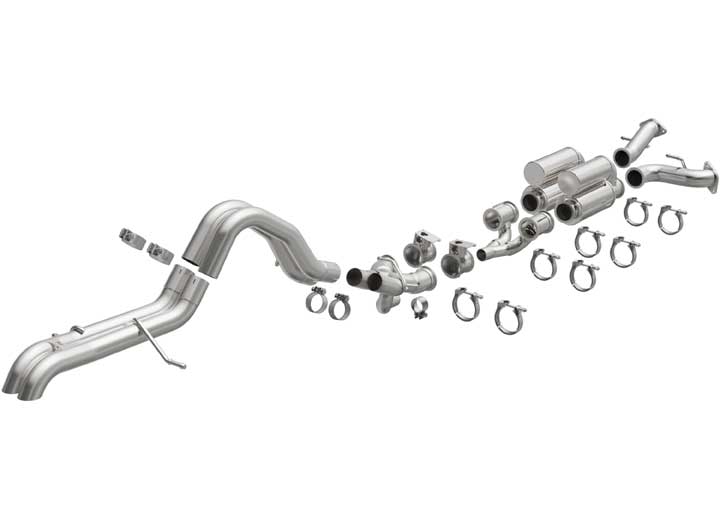 22-C BRONCO OVERLAND SERIES CAT-BACK EXHAUST SYSTEM