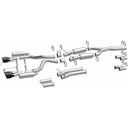 MagnaFlow Exhaust Products -Magnaflow xMOD Series Carbon Fiber Tips Cat-Back System