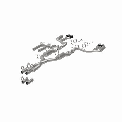 MagnaFlow Exhaust Products -Magnaflow xMOD Series Carbon Fiber Tips Cat-Back System