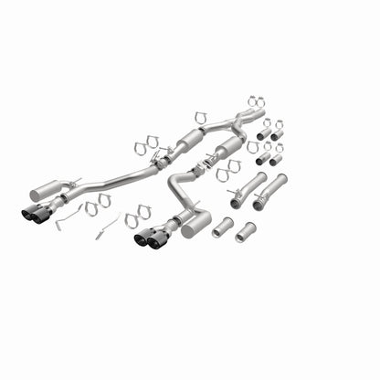 MagnaFlow Exhaust Products -Magnaflow xMOD Series Carbon Fiber Tips Cat-Back System