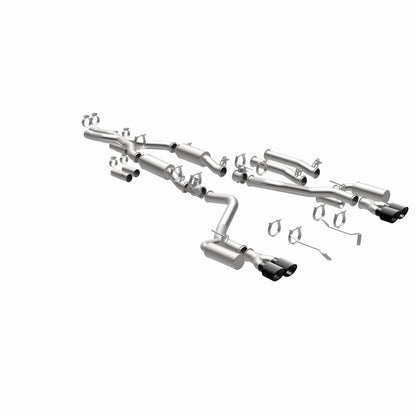 MagnaFlow Exhaust Products -Magnaflow xMOD Series Carbon Fiber Tips Cat-Back System