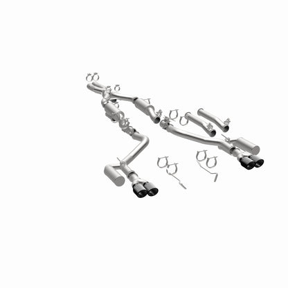 MagnaFlow Exhaust Products -Magnaflow xMOD Series Carbon Fiber Tips Cat-Back System