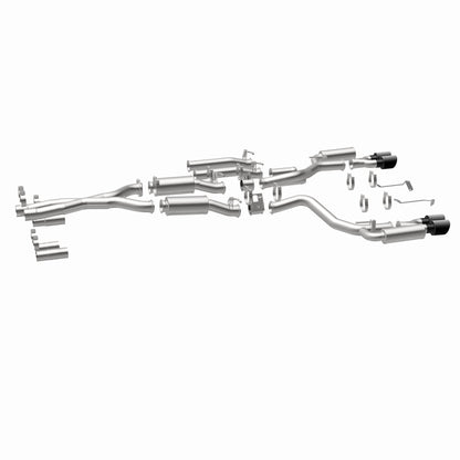 MagnaFlow Exhaust Products -Magnaflow xMOD Series Carbon Fiber Tips Cat-Back System