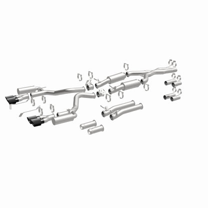 MagnaFlow Exhaust Products -Magnaflow xMOD Series Carbon Fiber Tips Cat-Back System