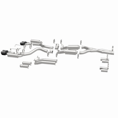 MagnaFlow Exhaust Products -Magnaflow xMOD Series Carbon Fiber Tips Cat-Back System