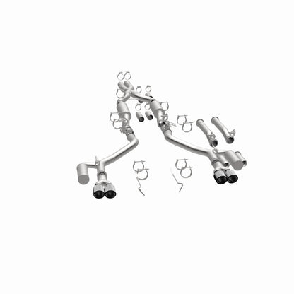 MagnaFlow Exhaust Products -Magnaflow xMOD Series Carbon Fiber Tips Cat-Back System