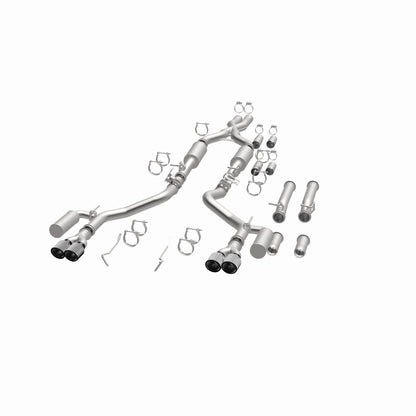 MagnaFlow Exhaust Products -Magnaflow xMOD Series Carbon Fiber Tips Cat-Back System