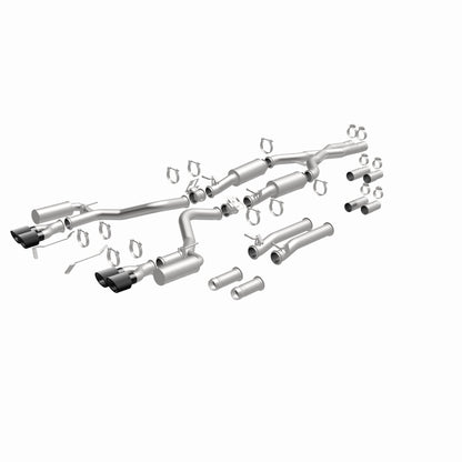 MagnaFlow Exhaust Products -Magnaflow xMOD Series Carbon Fiber Tips Cat-Back System