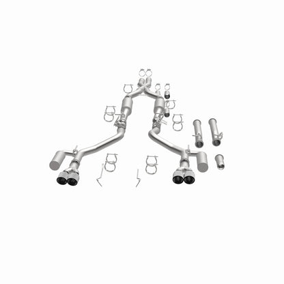 MagnaFlow Exhaust Products -Magnaflow xMOD Series Carbon Fiber Tips Cat-Back System