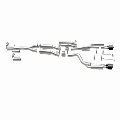MagnaFlow Exhaust Products -Magnaflow xMOD Series Carbon Fiber Tips Cat-Back System