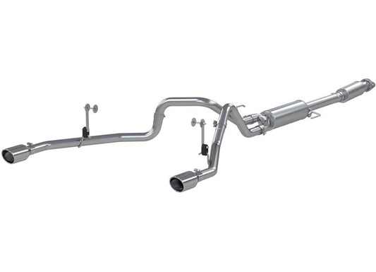 21-C F-150 Cat-Back Dual Split Rear Exhaust System for 2.7L/3.5L EcoBoost & 5.0L Engines