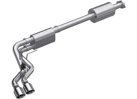 Ford F150 Cat-Back Exhaust System for 2.7L, 3.5L EcoBoost & 5.0L - 3" Diameter with Aggressive Street Profile Sound