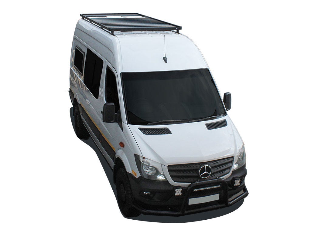 Front Runner - Mercedes - Benz Sprinter 144in/170in / L2/L3 / MWB/LWB Wheelbase w/OEM Tracks (2006 - Current) Slimline II Roof Rack Kit / Tall