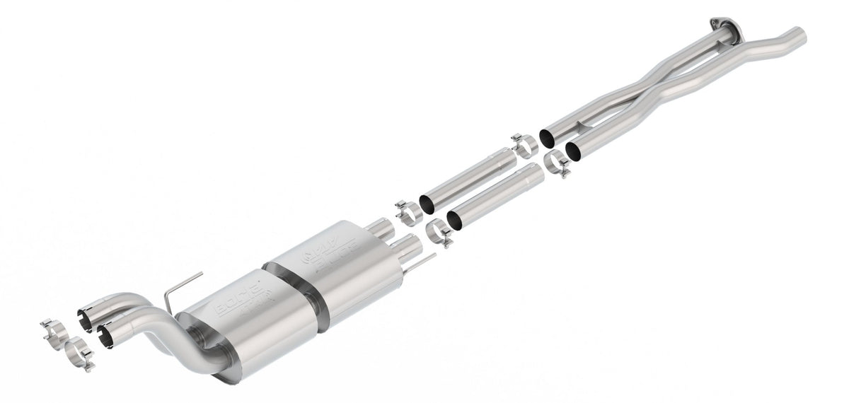 Borla -Mid-Section Exhaust System w/ Muffler, X-Pipe & Mid-Pipe - ATAK