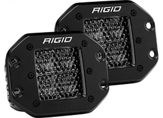Rigid Industries - Midnight Elegance: D - Series Pro Spot Diffused Flush Mount Lighting for Contemporary Interiors