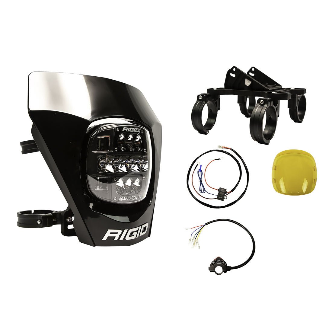 RIGID Industries - Mounting Bracket Kit For Adapt XE Ready To Ride Kit, Single
