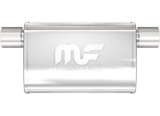 MUFFLER PERFORMANCE SS 11X4X9 2.5/2.5 O/O