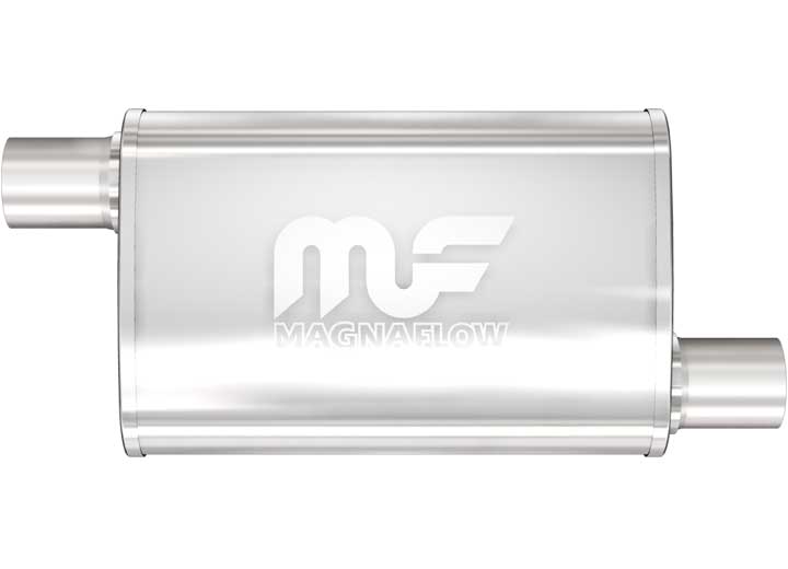 MUFFLER PERFORMANCE SS 18X4X9 2.5/2.5 O/O