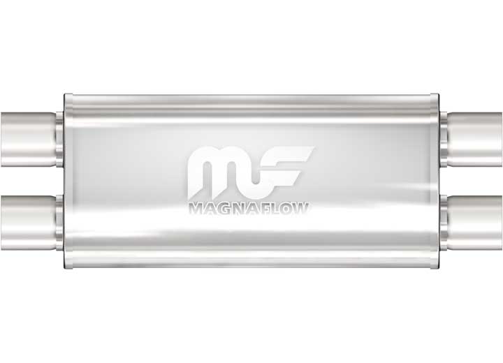 MUFFLER PERFORMANCE SS 18X5X8 2.5/2.5 D/D