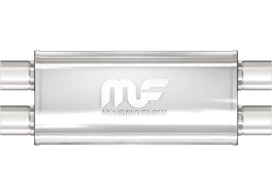 MUFFLER PERFORMANCE SS 18X5X8 2.5/2.5 D/D