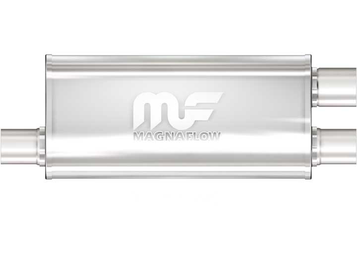 MUFFLER PERFORMANCE SS 18X5X8 3.0/2.5 O/D