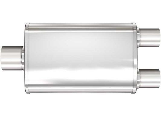MULTI-CHAMBER PERFORMANCE MUFFLER SS 14X4X9 2.25/2.0 C/D