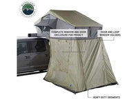 Overland Vehicle Systems / Up Down Air - N4E NOMADIC 4 Roof Top Tent Spacious Annex Room