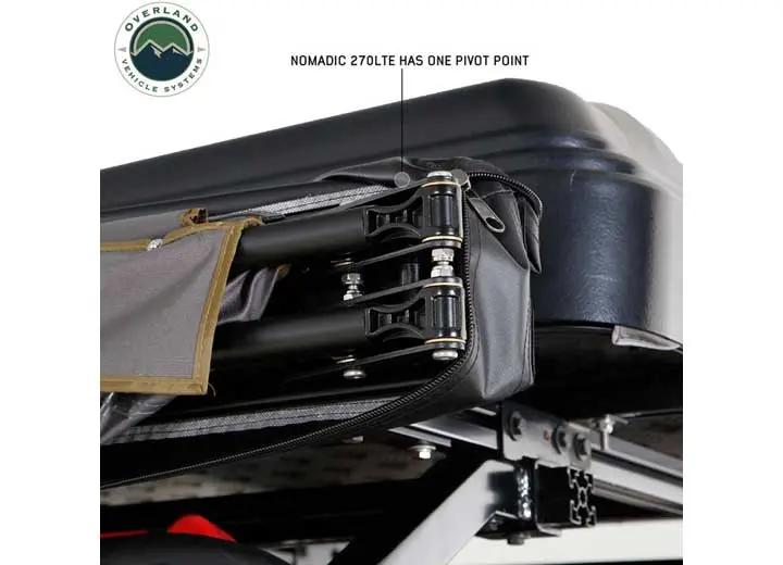 Overland Vehicle Systems / Up Down Air - NOMADIC 270 LTE Driver Side Canopy with Installation Kit