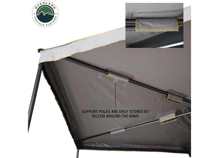 Overland Vehicle Systems / Up Down Air - NOMADIC 270 LTE Driver Side Canopy with Installation Kit