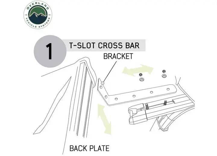Overland Vehicle Systems / Up Down Air - NOMADIC 270 LTE Driver Side Canopy with Installation Kit