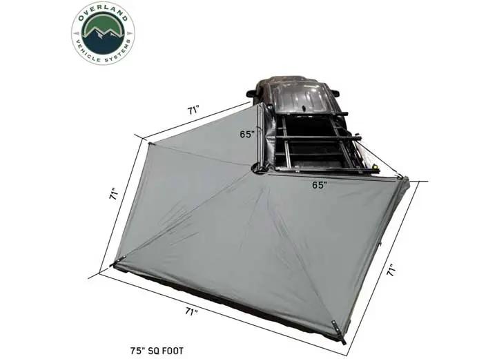 Overland Vehicle Systems / Up Down Air - NOMADIC 270 LTE Driver Side Canopy with Installation Kit