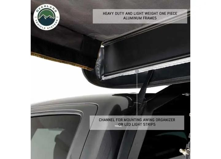 Overland Vehicle Systems / Up Down Air - NOMADIC 270 LTE Side Awning with Installation Bracket Kit