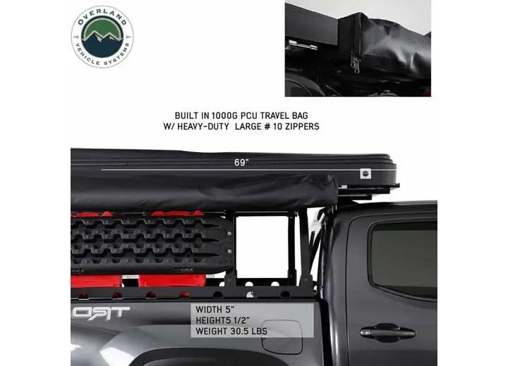 Overland Vehicle Systems / Up Down Air - NOMADIC 270 LTE Side Awning with Installation Bracket Kit