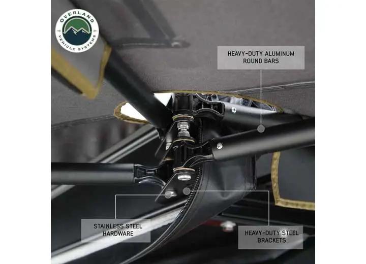 Overland Vehicle Systems / Up Down Air - NOMADIC 270 LTE Side Awning with Installation Bracket Kit