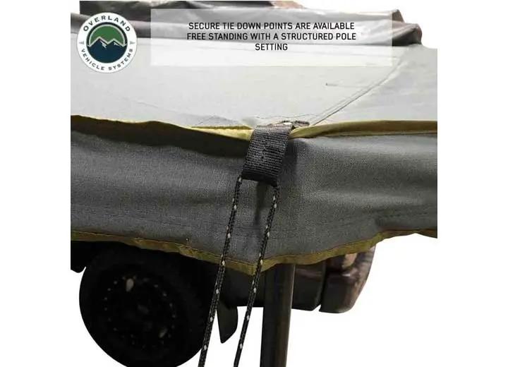 Overland Vehicle Systems / Up Down Air - NOMADIC 270 LTE Side Awning with Installation Bracket Kit