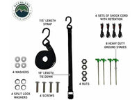 Overland Vehicle Systems / Up Down Air - NOMADIC 270 LTE Side Awning with Installation Bracket Kit